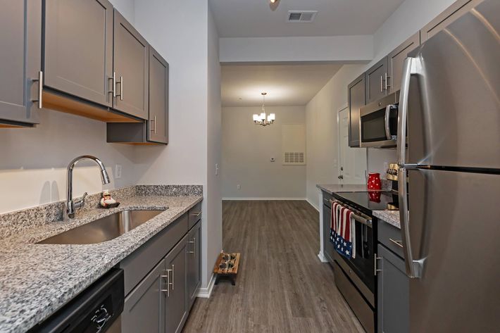 Fully Equipped Kitchen At New Providence Park In Wilmington, NC