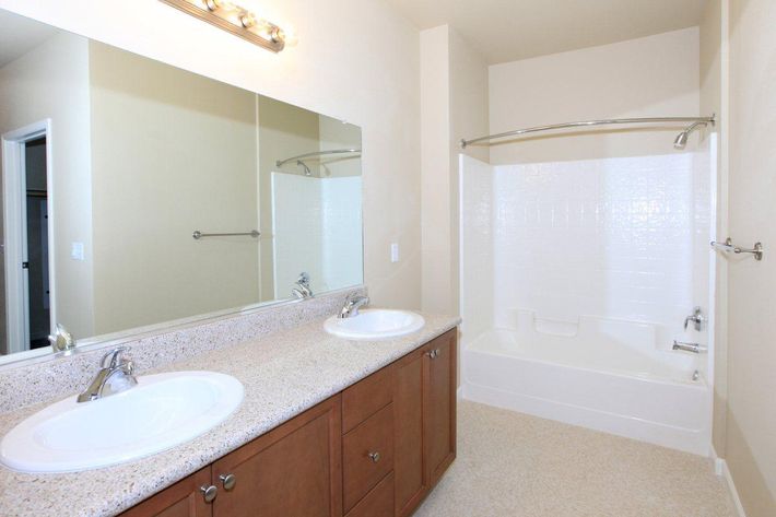 Some homes at Greystone Apartments has double-vanities