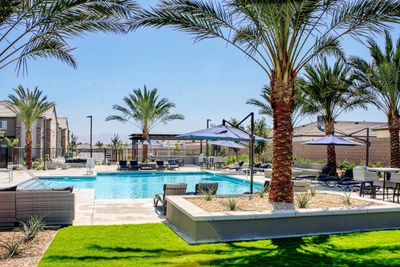 The Boardwalk Luxury Apartments community pool