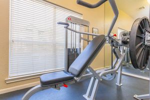 Fully equipped fitness center with exercise machines