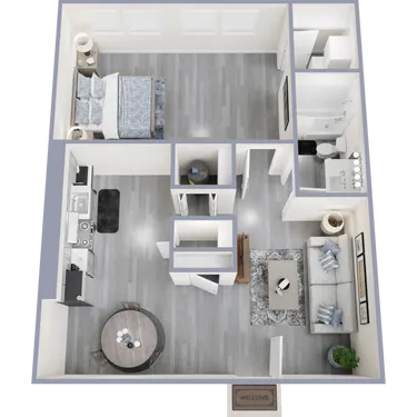 Floor-plan diagram at Palisade Park.
