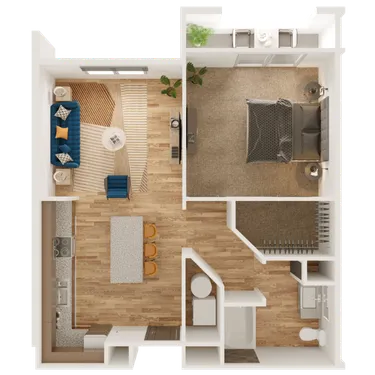 3D apartment layout preview at CIRQ 44.