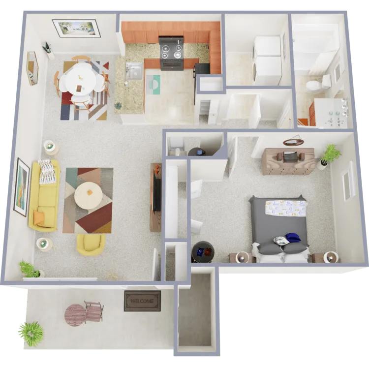 mini map of 360 tour of floor plan