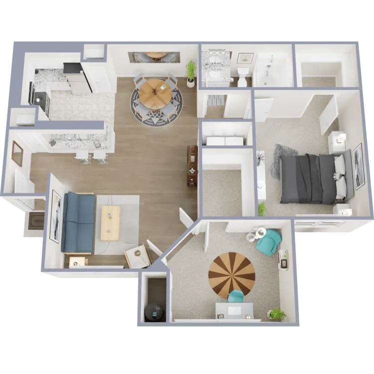 mini map of 360 tour of floor plan
