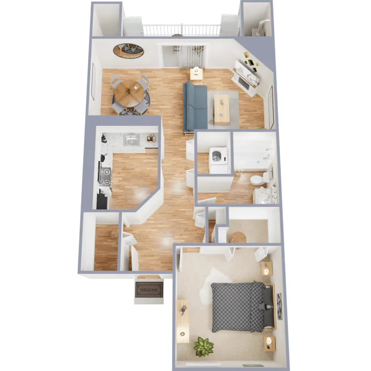 mini map of 360 tour of floor plan