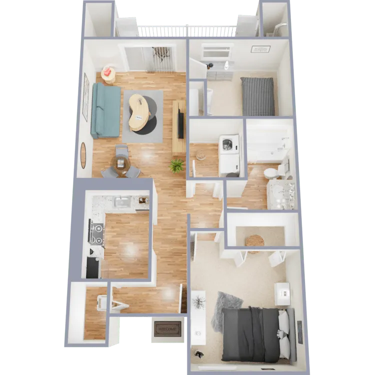 mini map of 360 tour of floor plan