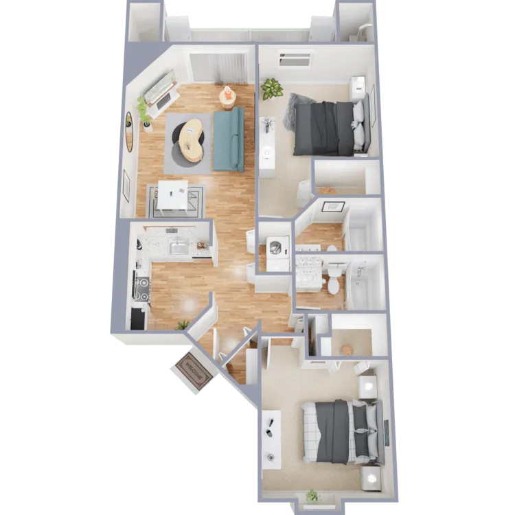 mini map of 360 tour of floor plan