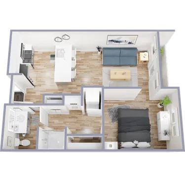 Floor-plan diagram at Onyx Uptown PHX.