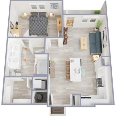Floor-plan diagram at Onyx North Central.